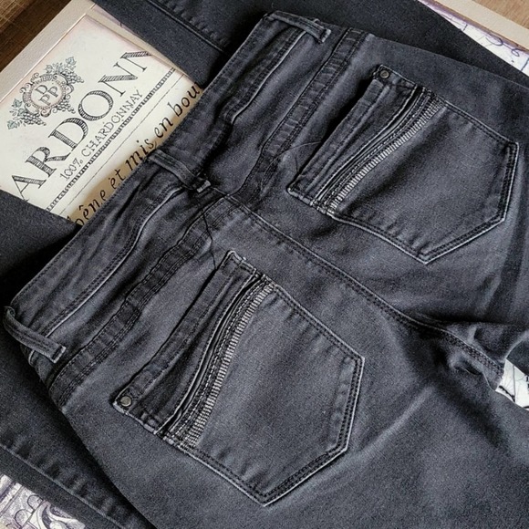 Vintage Lee Perfect Fit Black Distressed Straight Jeans - Picture 6 of 9